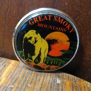 ⛰️ Great Smoky Mountains Vintage Lapel Pin
